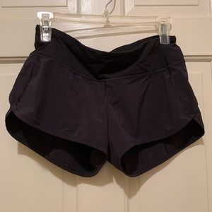 Black lululemon shorts